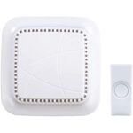 Heath/Zenith SL-7309-03 Wireless Door Chime and Push Button, White