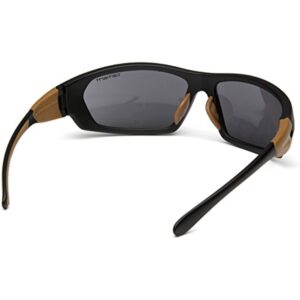 Carhartt CHB290D Carbondale SAFETY Glasses, Black/Tan Frame, Antique Mirror Lens - Image 4