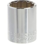 CRAFTSMAN Shallow Socket, SAE, 1/2-Inch Drive, 15/16-Inch, 12-Point (CMMT47513)