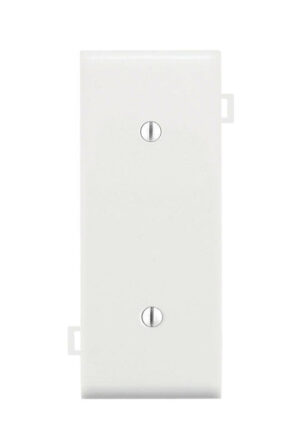 Leviton White 1 gang Thermoplastic Nylon Wall Plate