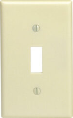 Leviton Ivory 1 gang Thermoset Plastic Toggle Wall Plate 10-Pack