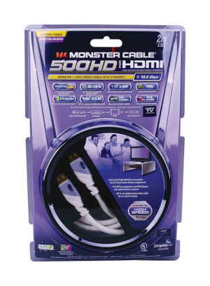 Monster Cable 6.56 ft. L Audio-Video Cable HDMI