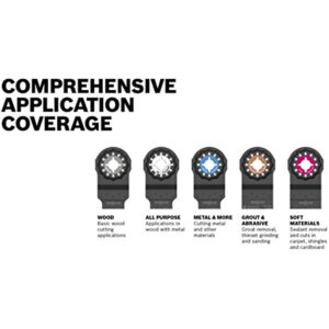 BOSCH OSL114F Starlock Oscillating Multi Tool Bi-Metal Plunge Cut Blade, 1-1/4" - Image 4