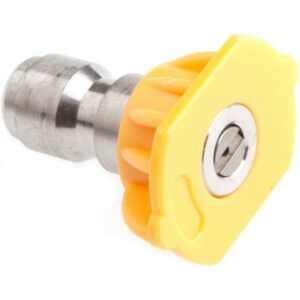 Forney 75153 Pressure Washer Accessories, Quick Connect Spray Nozzle, Chiseling, 15-Degree-by-4.5mm, Yellow - Image 3