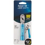 Nite Ize R100F-03-R7 Radiant 100 Keychain EDC Flashlight, Blue