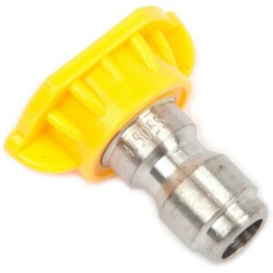 Forney 75154 Pressure Washer Accessories, Quick Connect Spray Nozzle, Chiseling, 15-Degree-by-5.5mm, Yellow - Image 2