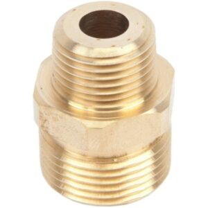 Forney 75117 Pressure Washer Accessories, Male Screw Nipple, M22M-by-3/8-Inch Male NPT