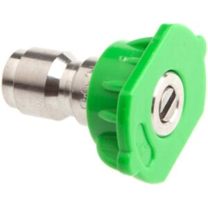 Forney 75155 Pressure Washer Accessories, Quick Connect Spray Nozzle, Flushing, 25-Degree-by-4.5mm, Green - Image 2