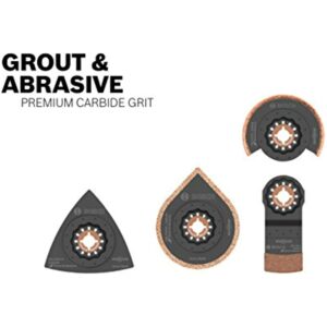BOSCH OSL312CG Starlock Oscillating Multi Tool kerf Carbide Grit Grout Grinding Blade, 3-1/2 x 1/8" , Black - Image 3