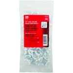 Gardner Bender 1/2 in. W Plastic Insulated Cable Staple 100 pk