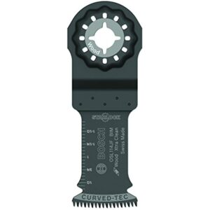 BOSCH OSL114JF Starlock Oscillating Multi Tool Bi-Metal Extra Clean Plunge Cut Blade, 1-1/4"