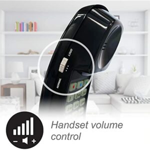 AT&T 210 Basic Trimline Corded Phone, No AC Power Required Wall-Mountable Black - Image 8