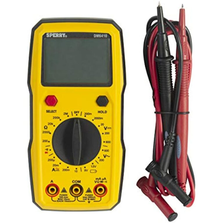 Sperry Instruments DM6410 8 Function Digital Multimeter, 600V AC