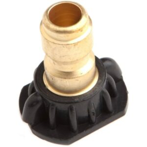Forney 75150 Pressure Washer Accessories, Quick Connect Spray Nozzle, Soap, 65-Degree-by-4.0mm, Black