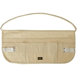 CLC Custom Leathercraft C14 Canvas Waist Apron, 12 Pocket, Beige