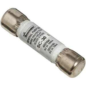 Bussmann 30 Amp Time-Delay Class G Melamine Tube, 600V UL Listed (Pack of 2) - Image 3