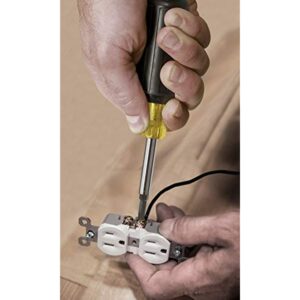 Klein Tools 32500 11-in-1 Screwdriver / Nut Driver Set, 8 Bits (Phillips, Slotted, Torx, Square), 3 Nut Driver Sizes, Cushion Grip Handle - Image 5