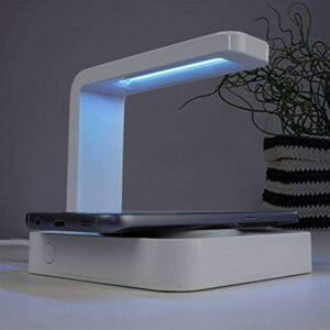 Globe UV-C Light Disinfecting Wireless Charging Hub, White, Micro USB Cable Included - Image 9