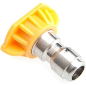 Forney 75153 Pressure Washer Accessories, Quick Connect Spray Nozzle, Chiseling, 15-Degree-by-4.5mm, Yellow - Image 2