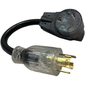 Reliance Controls Color Connect 10/3 SJTW 125 V 12 in. L Adapter Cord