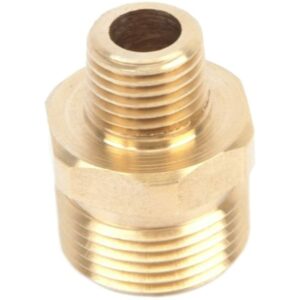 Forney 75115 Pressure Washer Accessories, Male Screw Nipple, M22M to 1/4-Inch Male NPT