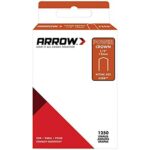 Arrow #588 3/8 in. W X 1/2 in. L 18 Ga. Power Crown Standard Staples