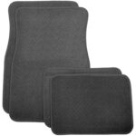 Custom Accessories 78301 Carpet Interior Floor Mats, Grey, 4-Piece