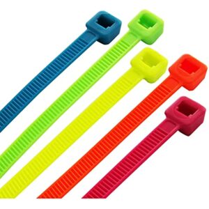 Steel Grip 3004676 8 in. Cable Tie44; Assorted Color - Pack of 100