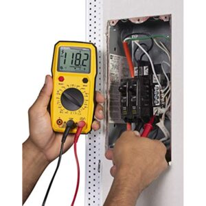 Sperry Instruments DM6410 8 Function Digital Multimeter, 600V AC / 1000V DC, Yellow - Image 6