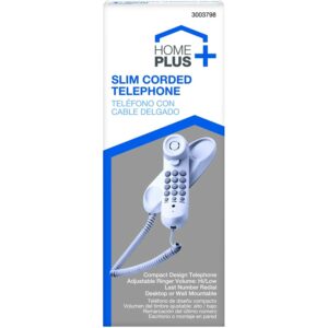 Home Plus 1 handsets Analog Telephone White - Case of: 1; - Image 3