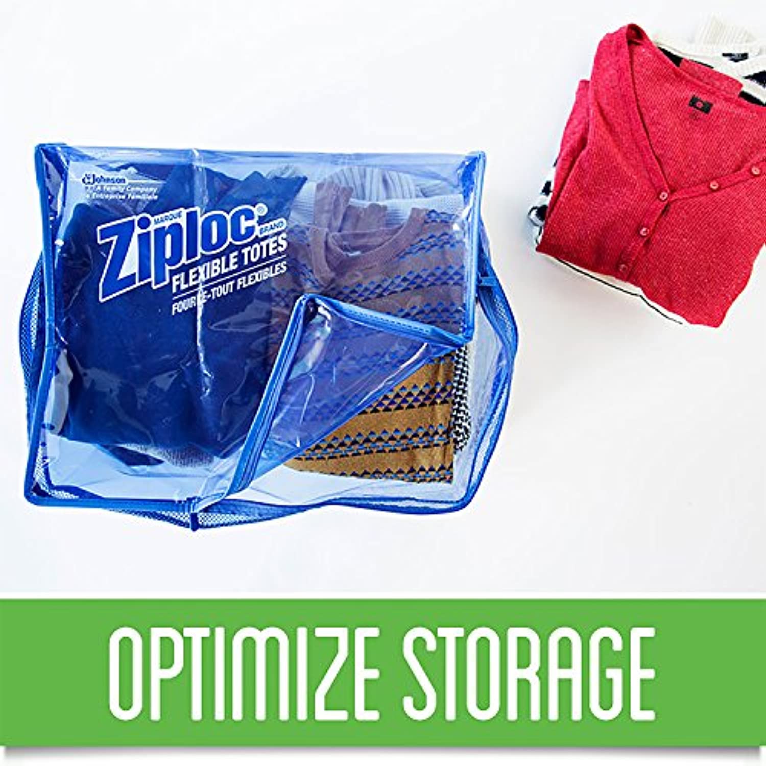 Ziploc Storage Bags, 1 Count, Jumbo Flexible Totes Wesson Hardware