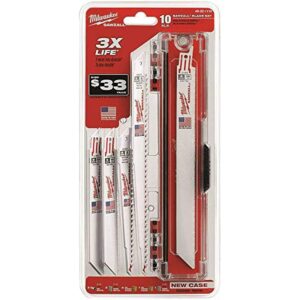 MILWAUKEE'S Recip Saw Blade Set,TPI 14, 24, 5, 18, 5, White - Image 4