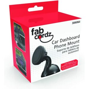 Fabcordz Black Dashboard Magnetic Phone Holder For All Mobile Devices - Image 4