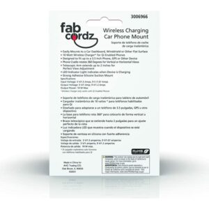 Fabcordz Black Dashboard Cell Phone Car Mount For All Mobile Devices - Image 4