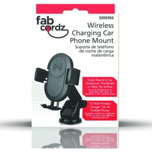 Fabcordz Black Dashboard Cell Phone Car Mount For All Mobile Devices - Image 3