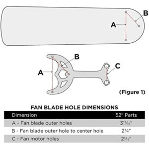 Westinghouse Gloss Metal Ceiling Fan Blade Arms - Image 2