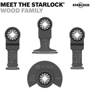 BOSCH OSL114JF Starlock Oscillating Multi Tool Bi-Metal Extra Clean Plunge Cut Blade, 1-1/4" - Image 3