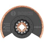 BOSCH OSL312CG Starlock Oscillating Multi Tool kerf Carbide Grit Grout Grinding Blade, 3-1/2 x 1/8" , Black