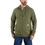 Carhartt Force Relaxed Fit Lightweight Full-Zip Sweatshirt – 105655 Basil Heather