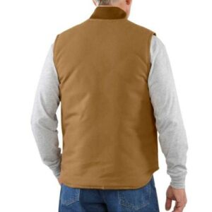 Carhartt Arctic Vest – Arctic Quilt Lined – V01 Brown - Image 3