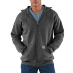 Carhartt Loose Fit Midweight Full-Zip Sweatshirt – K122 Carbon Heather