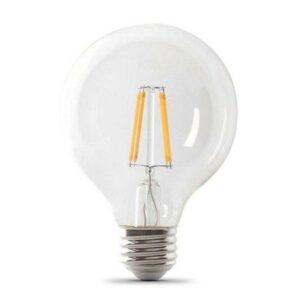 Feit Electric G25 E26 (Medium) Filament LED Bulb Soft White 100 W 3-Pack