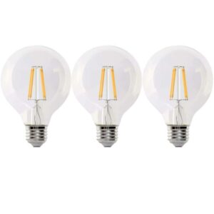 Feit Electric G25 E26 (Medium) Filament LED Bulb Soft White 100 W 3-Pack - Image 3