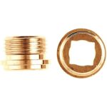 Danco For American Kitchen/Royal Brass/Sterling 1/2 in. Brass Faucet Seat 2-Pack