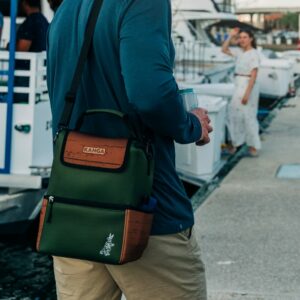 Kanga Pouch Green 12 cans Cooler P01-ST-WOOD - Image 9