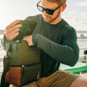 Kanga Pouch Green 12 cans Cooler P01-ST-WOOD - Image 5