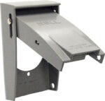 Raco RAYNTITE Rectangle Aluminum 1 gang Weatherproof Cover 5030-0