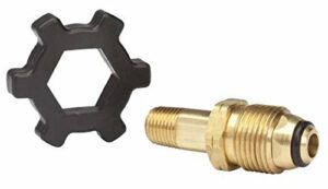 Mr. Heater 1/4" Male Pipe Thread x Full Flow Soft Nose P.O.L. Propane Fitting