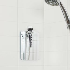 Better Living VISO Chrome Silver Glass Shower Mirror 13545 - Image 4