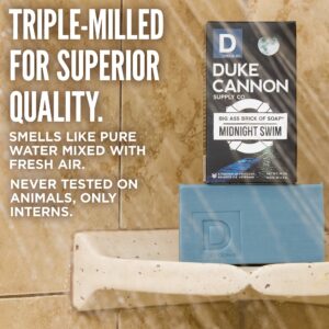 Duke Cannon Midnight Swim Scent Bar Soap 10 oz - Image 5